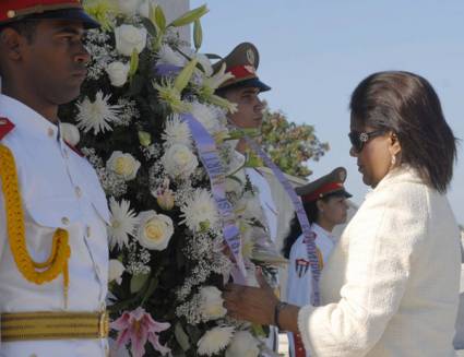 Paula Gopee-Scoon, ministra de Relaciones Exteriores de la República de Trinidad y Tobago