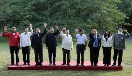 Foto oficial de la VIII Cumbre del ALBA