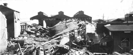 Santiago de Cuba tras el terremoto de 1932