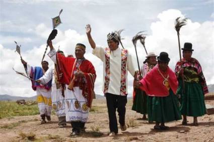 Evo Morales líder espiritual de América