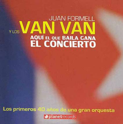 Cartel promocional del concierto de los Van Van