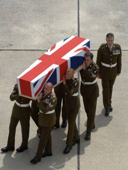 Muertos británicos en Afganistán