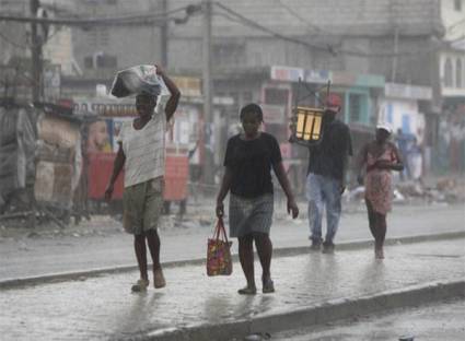 Lluvias empeoran situación en Haití