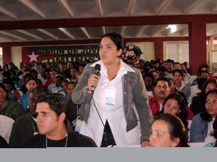 Asamblea de balance de UJC en la Isla de la Juventud