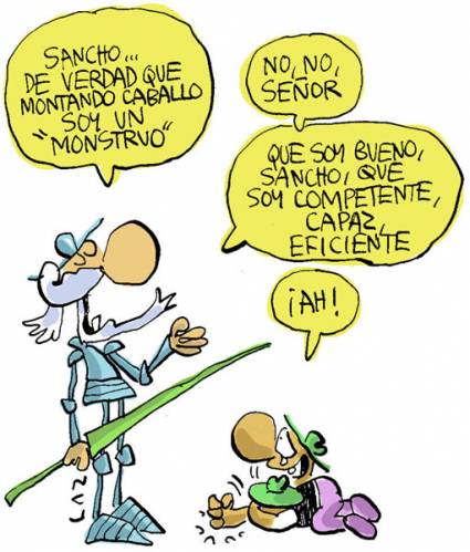 Don Quijote y Sancho Panza