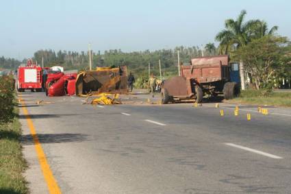 Lamentable accidente de tránsito en Consolación del Sur
