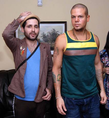 Grupo puertorriqueño Calle 13 en Cuba