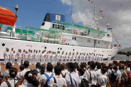 Llega a la Isla de la Juventud el buque escuela Carlos Manuel de Céspedes