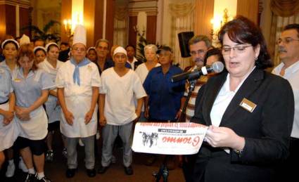 En el Hotel Nacional rechazan mentiras contra Cuba