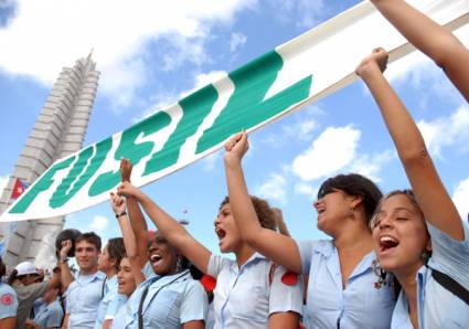 La FEEM en el desfile del Primero de Mayo