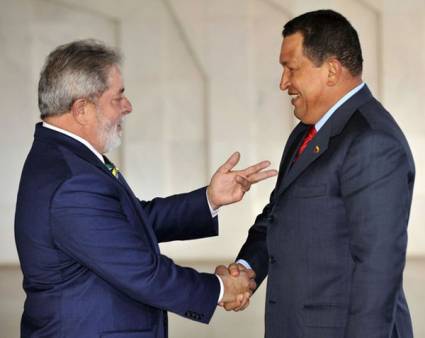  Luiz Inácio Lula Da Silva  y  Hugo Chávez 