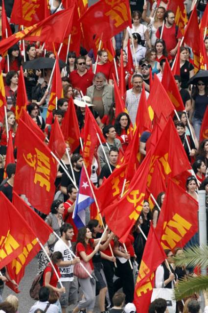 Continúan las manifestaciones en Grecia
