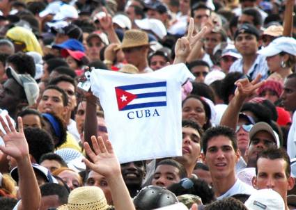 Marcha en favor de Cuba