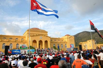 Acto por el aniversario 55 de la excarcelación de Fidel