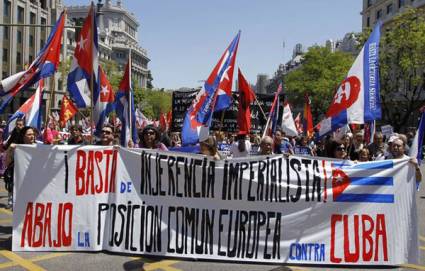 Rechazaron en Madrid, la Posición Común contra Cuba