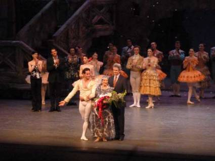 Alicia Alonso en la Metropolitan Opera House, de Nueva York