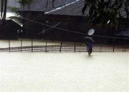 Inundación en Mianmar