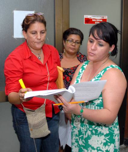 Trabajadoras de la Editora Abril