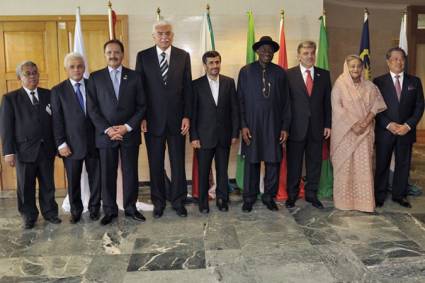 Jefes de Estado y Primeros Ministros del grupo de naciones en desarrollo