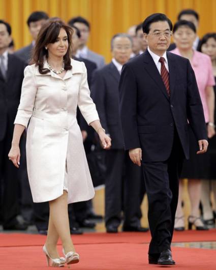 Cristina Fernández en China
