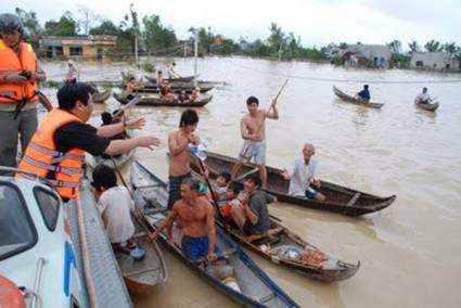 Tormenta en Vietnam causa grandes inundaciones