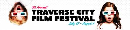 Logo de la 6ta edición anual del Festival de Cine Traverse City