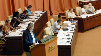 Debates del parlamento cubano