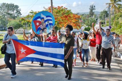 Apoyo a los Cinco Héroes cubanos