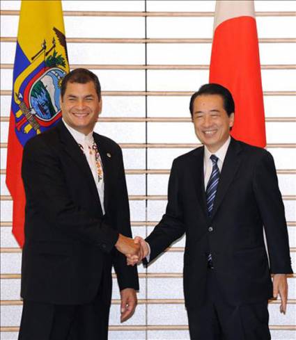 Ecuador y Japón dialogan sobre ampliación de vínculos