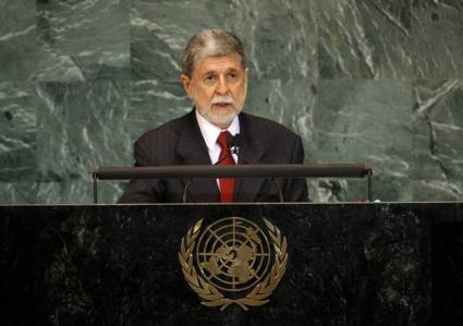 Canciller brasileño Celso Amorim