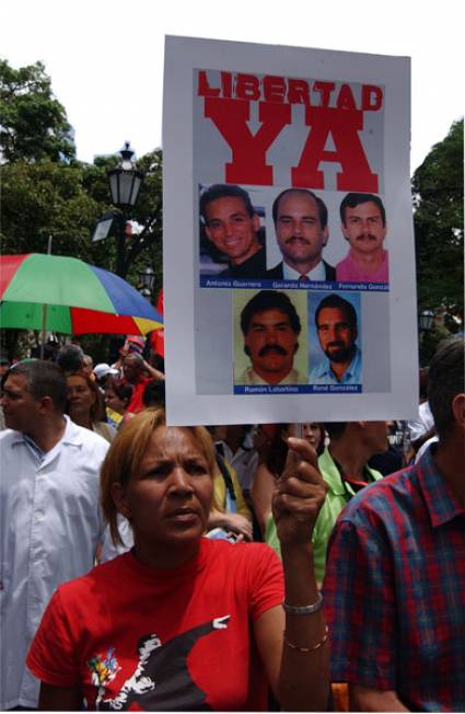 Solidaridad con los cinco héroes cubanos 