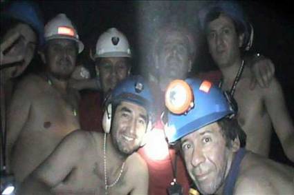 Mineros atrapados en Chile