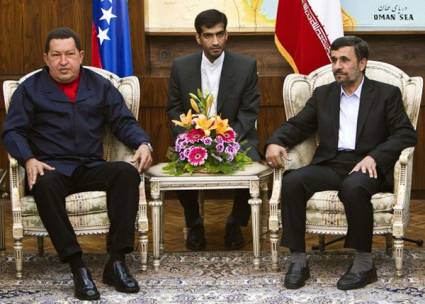 Hugo Chávez y Mahmoud Ahmadinejad