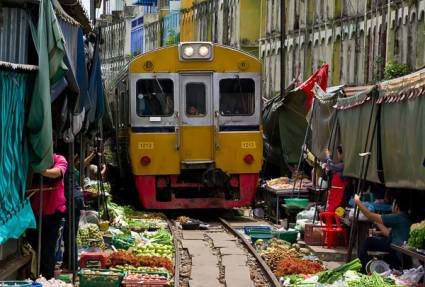 El mercado de Maeklong