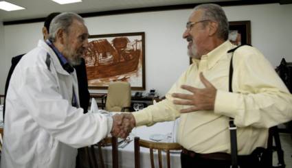 Fidel con intelectuales hispanoamericanos