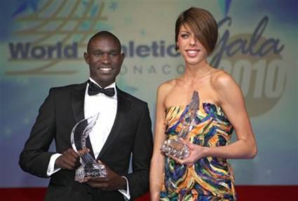 David Rudisha y Blanka Vlasic