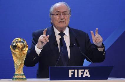 El presidente de la FIFA, Joseph Blatter