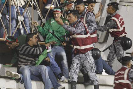 Batalla en el estadio