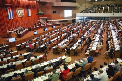 Sesión plenaria de la Asamblea Nacional del Poder Popular