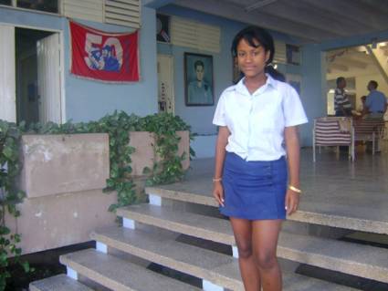 Joven tunera Lisandra Cutiño