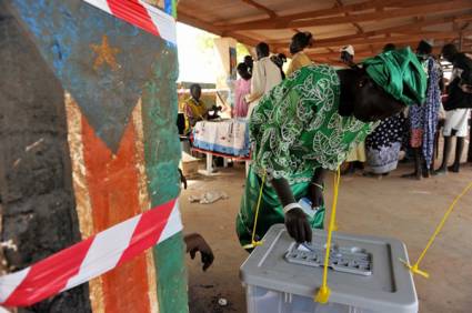 Sudaneses del sur asistieron a las urnas