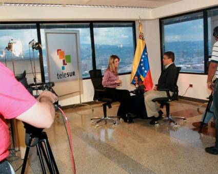 Sede de TeleSur en Caracas
