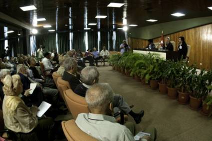 Encuentro de Fidel con intelectuales