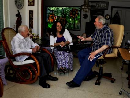 James Carter en Cuba