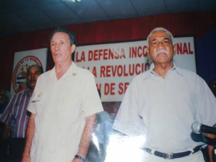 Ramón Domenech Artiles y Juan Almeida Bosque