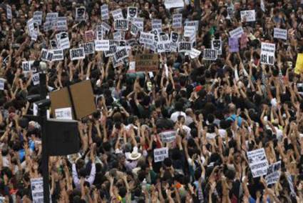Protestas en Madrid 