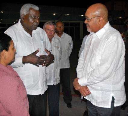 Esteban Lazo Hernández y Desiré Delano Bouterse