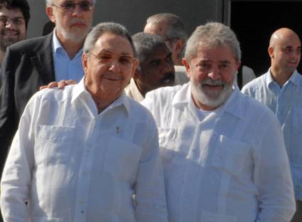Raúl Castro y Lula da Silva 