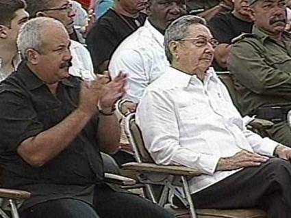 Raul Castro en el acto del 26 de julio 
