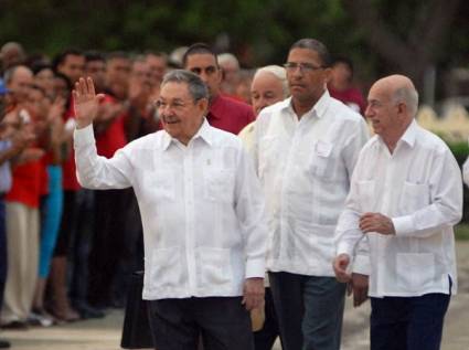 Raul Castro en el acto del 26 de julio